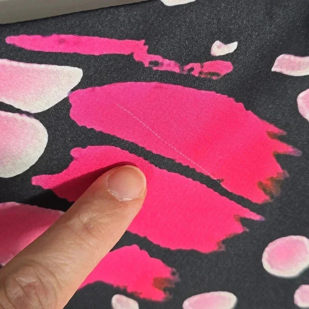 {Milly} Fion Graphic Butterfly Bias Cut Satin Skirt - Picture 12 of 17